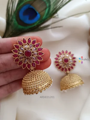 Beautiful flower design jumka