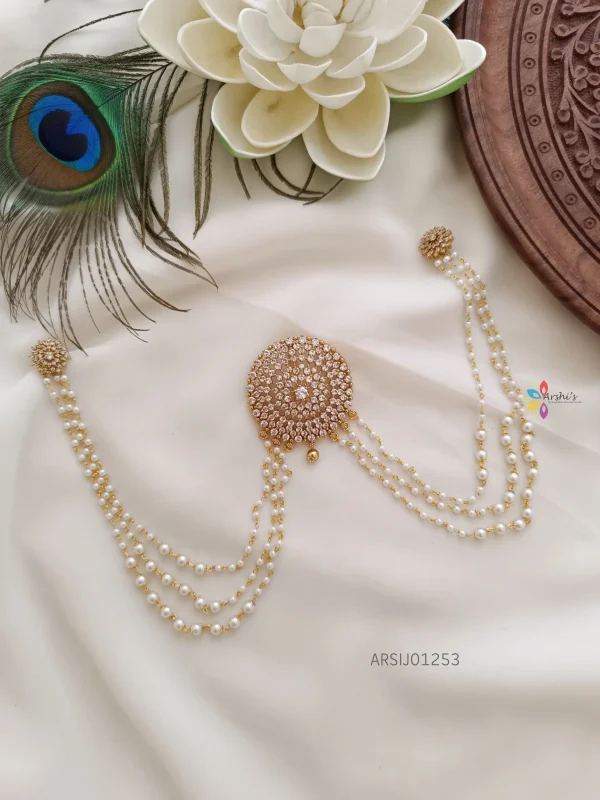Beautiful flower design hair brooch