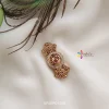 Peacock Design Kemp Stone Saree Pin