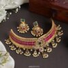 Bridal Kemp and Green Stone Choker