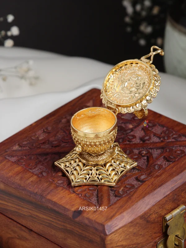 Plain Lakshmi Kumkum Box