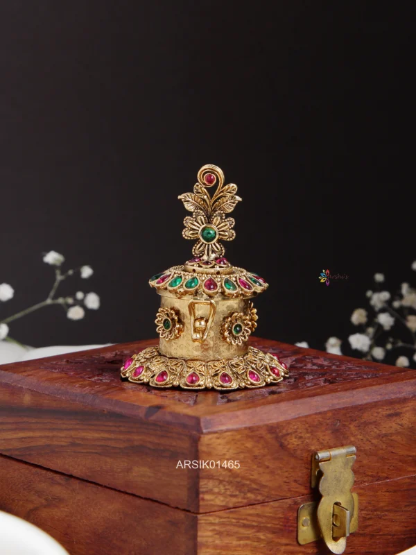 Flower Design Kumkum Box