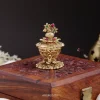 Flower Design Kemp Kumkum Box