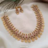 Lakshmi Coin and Mango Design Necklace
