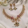 Lakshmi and Elephant Design Necklace