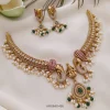 Lakshmi and Elephant Design Necklace