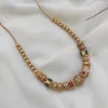 Trendy Antique Gold Ball Necklace