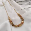 Antique Gold Ball Design Necklace