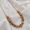 Simple Antique Gold Ball Necklace