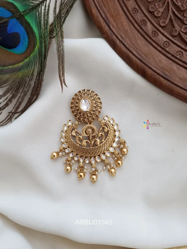 Lakshmi with Peacock Hair Accessory